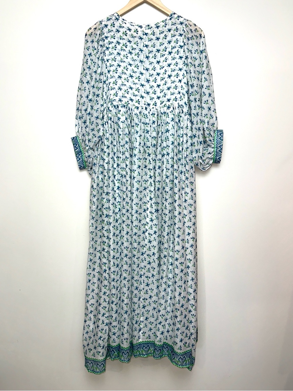 DAUGHTERS OF INDIA Kyra Maxi Dress in Azure - Picture 12 of 16